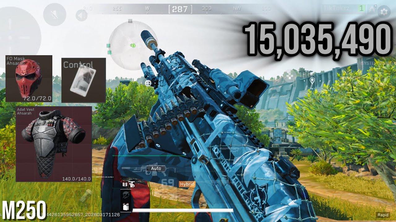 M250 Saeed Solo Zero dam game play | Delta force Mobile 