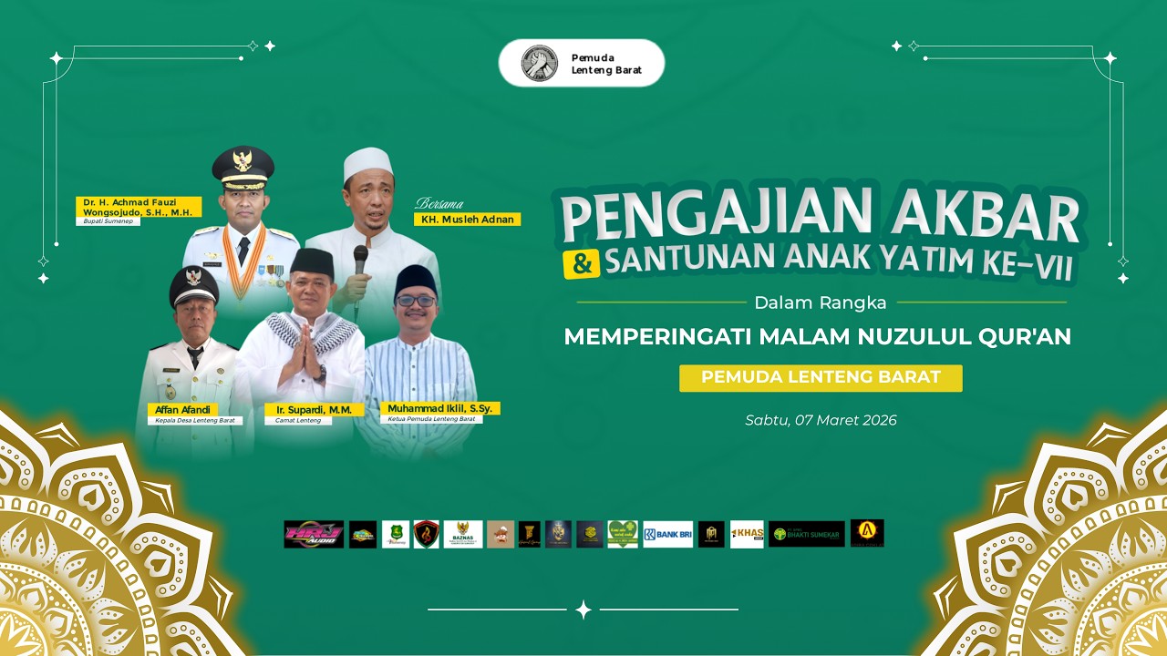 🔴PENGAJIAN AKBAR & SANTUNAN ANAK YATIM YANG KE VII DALAM RANGKA MEMPERINGATI MALAM NUZULUL QUR'AN
