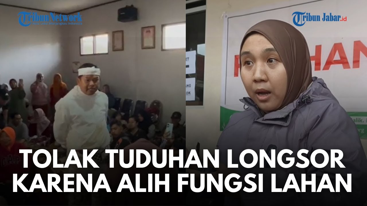 WARGA BANTAH KDM! Warga Pasirlangu Tak Terima Jika Alih Fungsi Lahan Jadi Penyebab Longsor