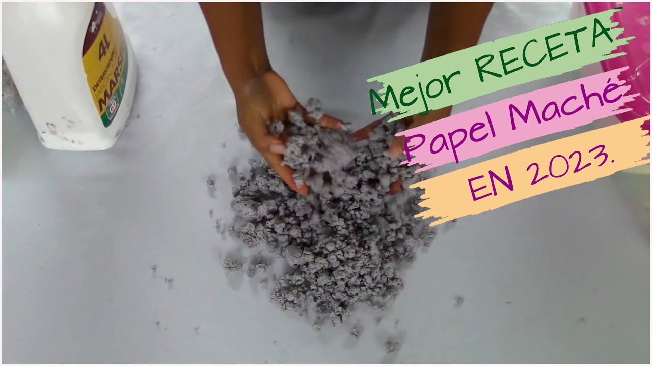 LA MEJOR RECETA DE PAPEL MACHÉ EN 2023