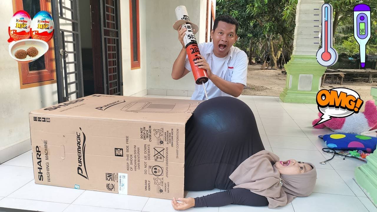Drama Lucu 😂🥰😘 Ibu Hamil Melahirkan Dalam Kotak Ajaib