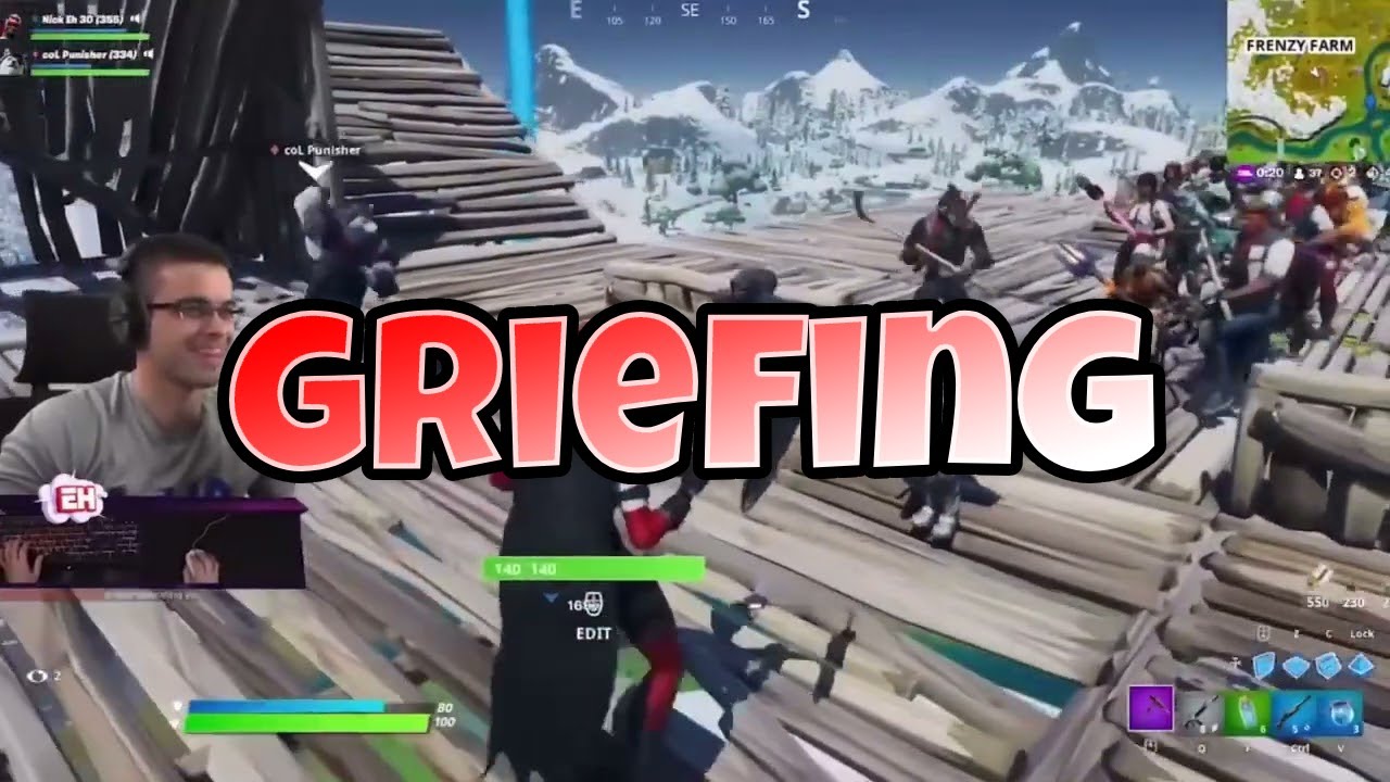 Nick Eh 30 Griefing Compilation! (Bans)