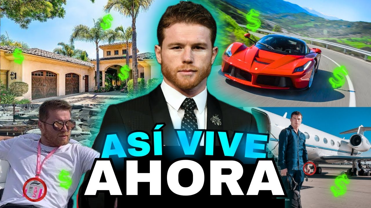 Así es la LUJOSA vida de  SAÚL CANELO ÁLVAREZ 2024
