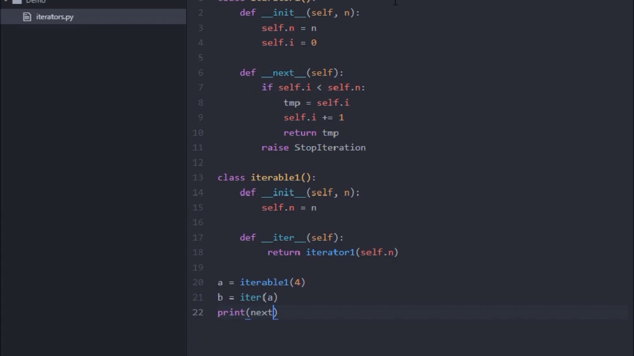 iterables iterators in python
