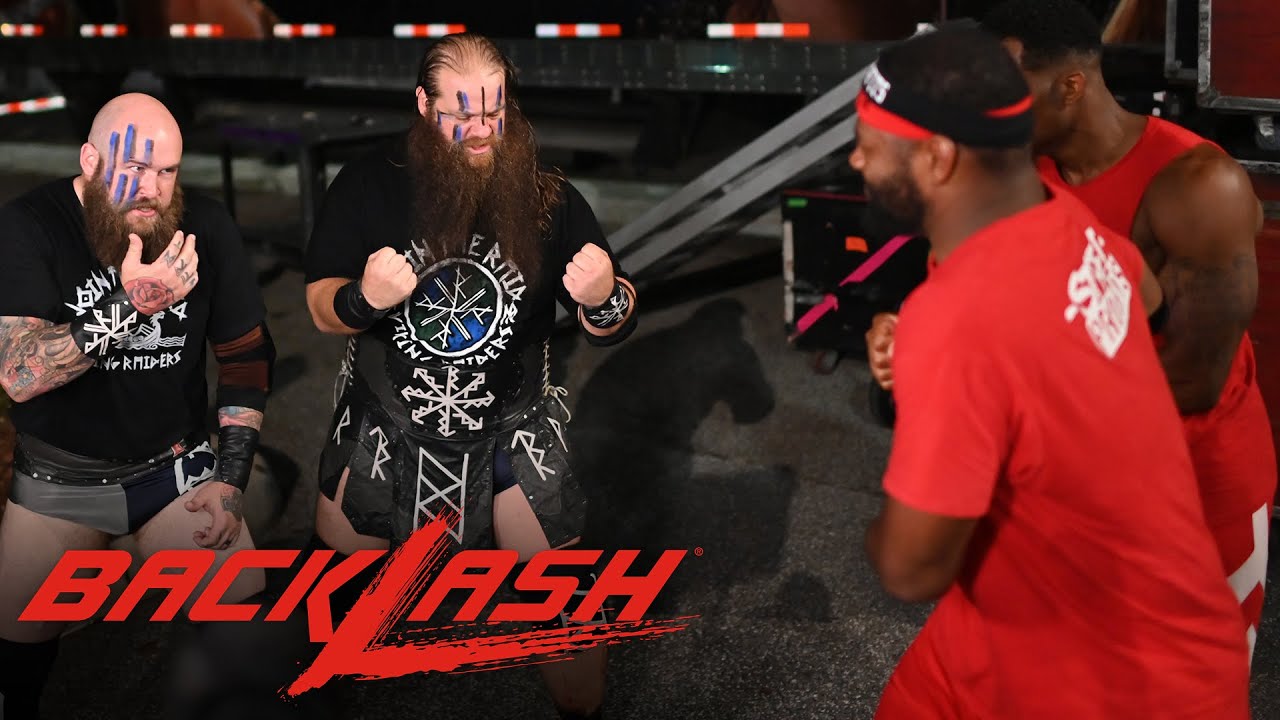 The Street Profits & Viking Raiders brawl in parking lot: WWE Backlash 2020 (WWE Network Exclusive)