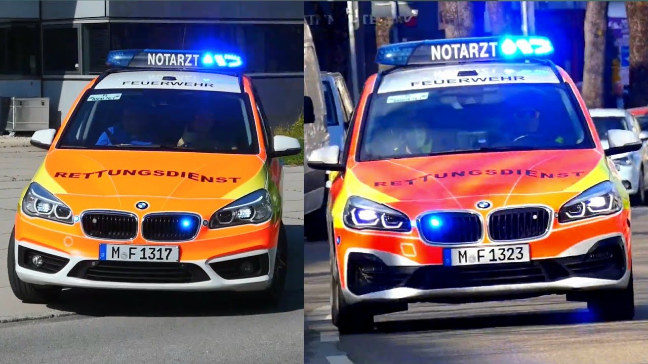 NEF Berufsfeuerwehr München (Zusammenschnitt)