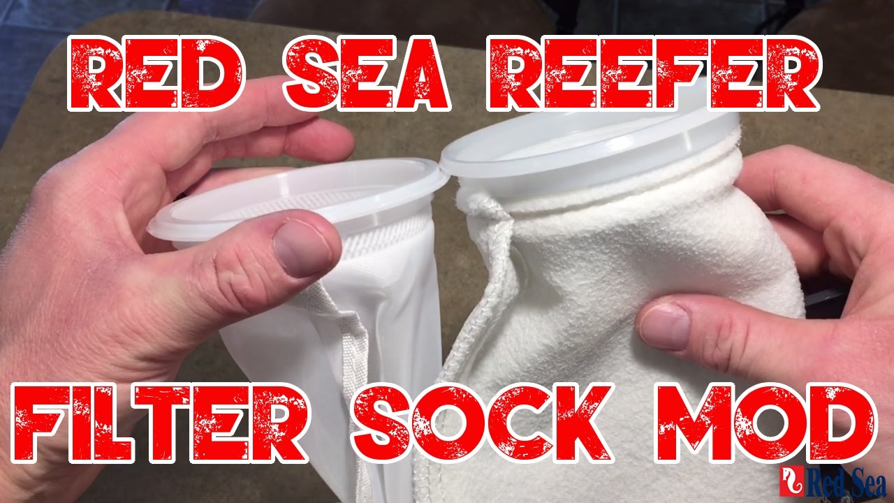 Red Sea Reefer 250 | 4" Filter Sock Mod | BRS Filter Socks