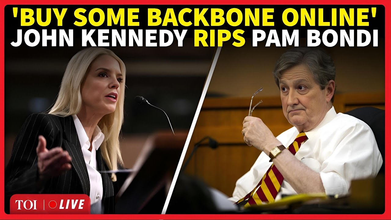 John Kennedy CLASHES With Pam Bondi In Fiery Senate Hearing Over DOJ Spying Allegations