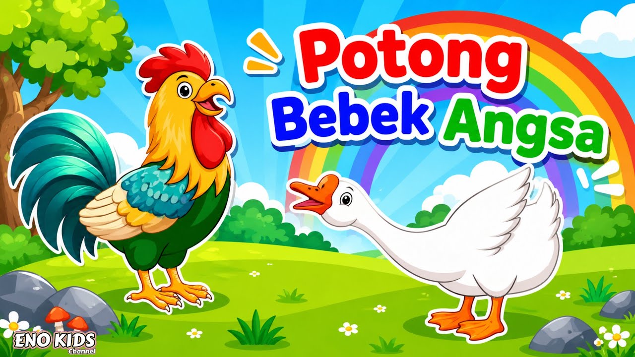 POTONG BEBEK ANGSA | Lagu Anak Trading | Lagu anak Viral | Animasi Bebek, Ayam
