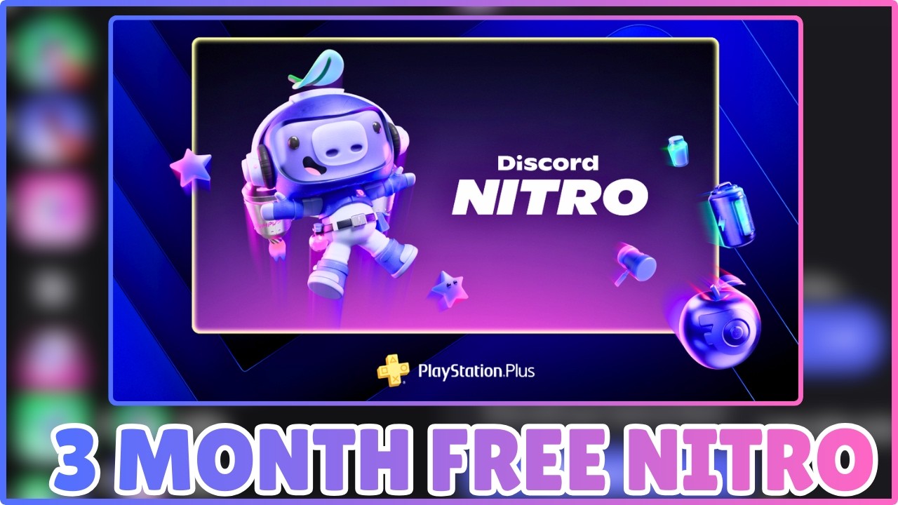*3 Months Free Nitro* | PlayStation X Discord | 3 months of Nitro with PlayStation