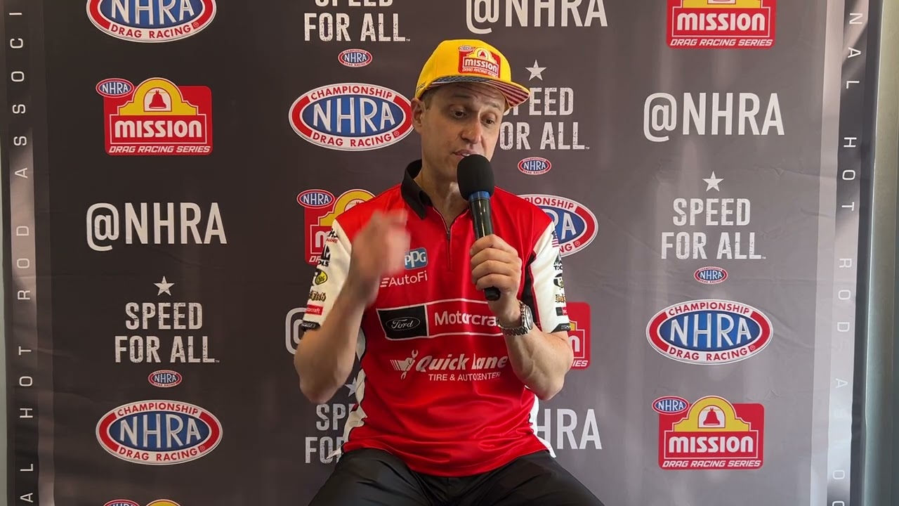 Bob Tasca III Clinches #1 Qualifier Spot | 2025 @nhra  Arizona Nationals Press Conference