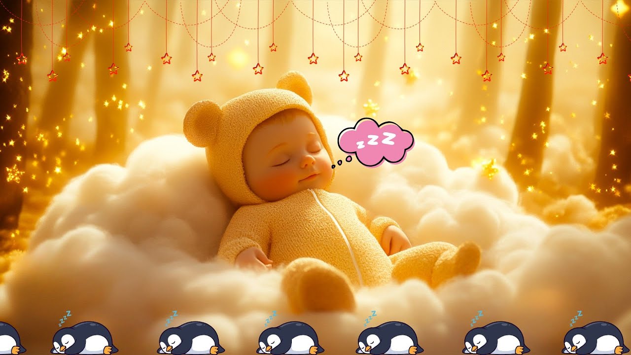 Baby Sleep Music 🌙 Sleep in 3 Minutes 🍼 Golden Lullabies for Deep & Peaceful Baby Sleep