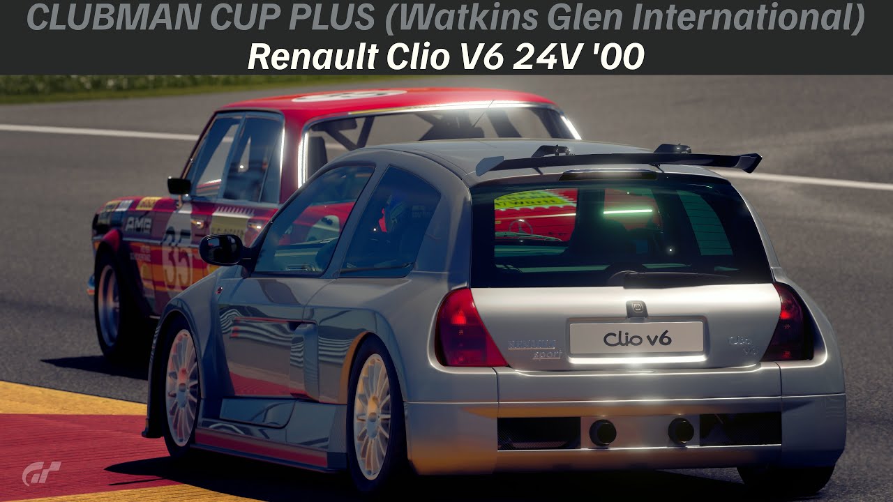 Gran Turismo 7 - Clubman Cup Plus (Watkins Glen International) | Renault Clio V6 24V '00