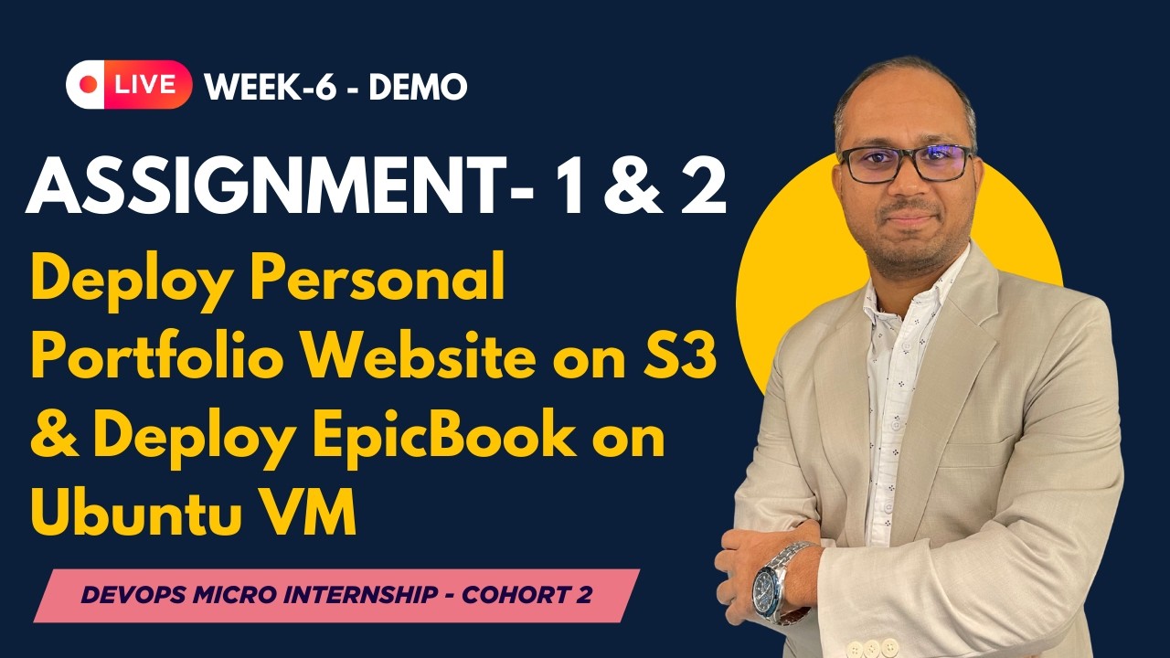 Live Demo - Week-6 assignments - Group-1 & Group-2