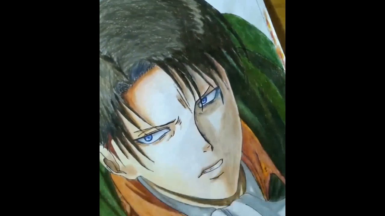 Drawing Levi Ackerman from Attack on Titan #aot #snk #levi #leviackerman  #anime