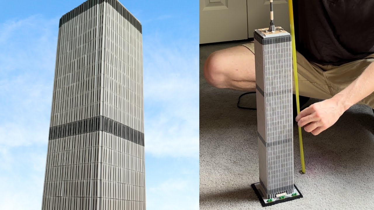 Я построил ОГРОМНЫЙ набор LEGO «Башни-близнецы» (+2000 деталей)