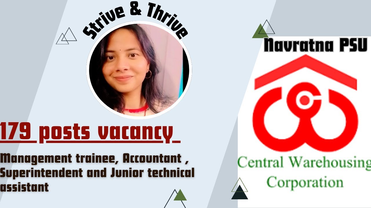 100+ Govt  Job Vacancies 2024 | CWC -Navratna | Salaries Up to ₹1.8 Lakh | Apply Today!
