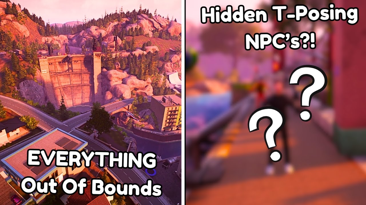 EVERYTHING to see OUT OF BOUNDS in Goat City Bay! (Goat Simulator Remastered)