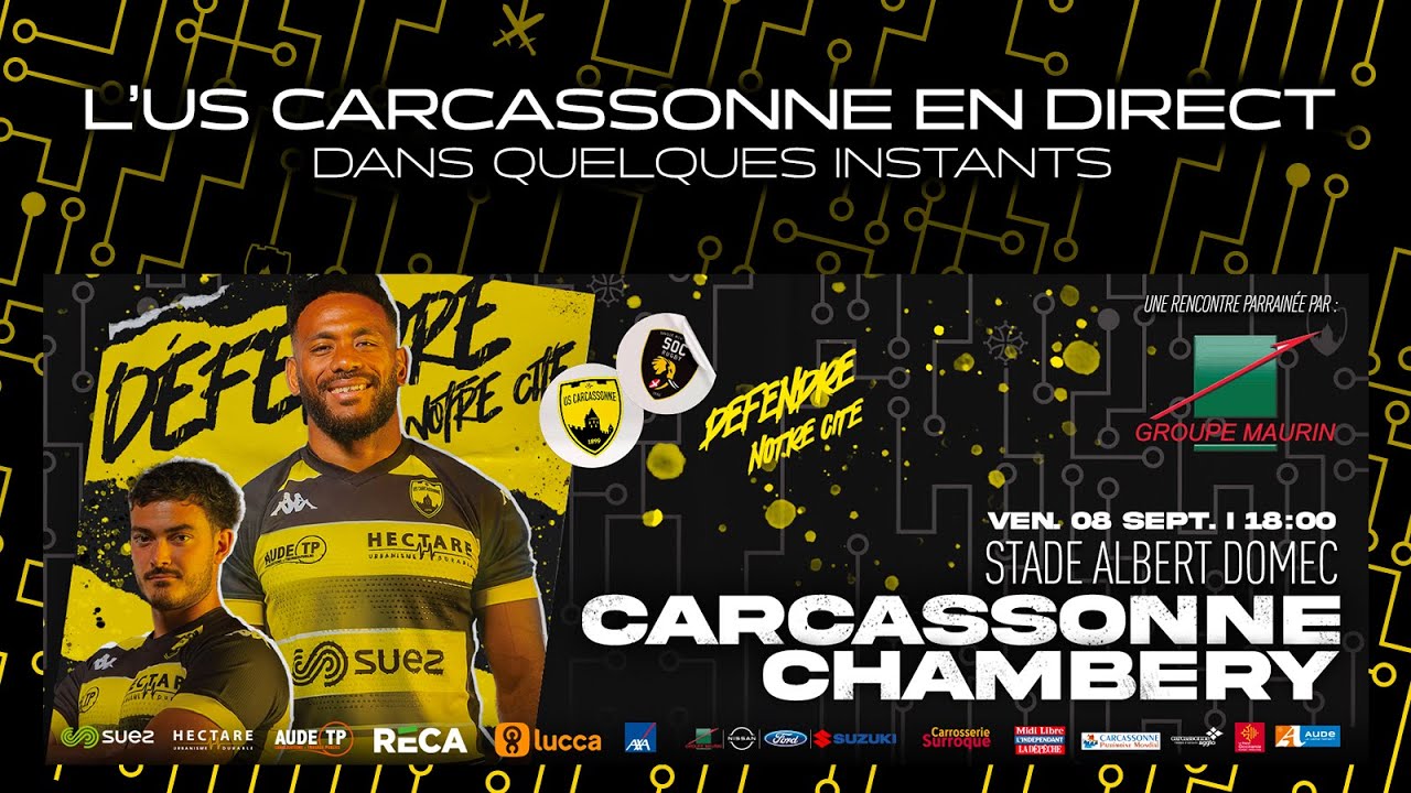 Championnat Nationale - US Carcassonne VS SO Chambéry