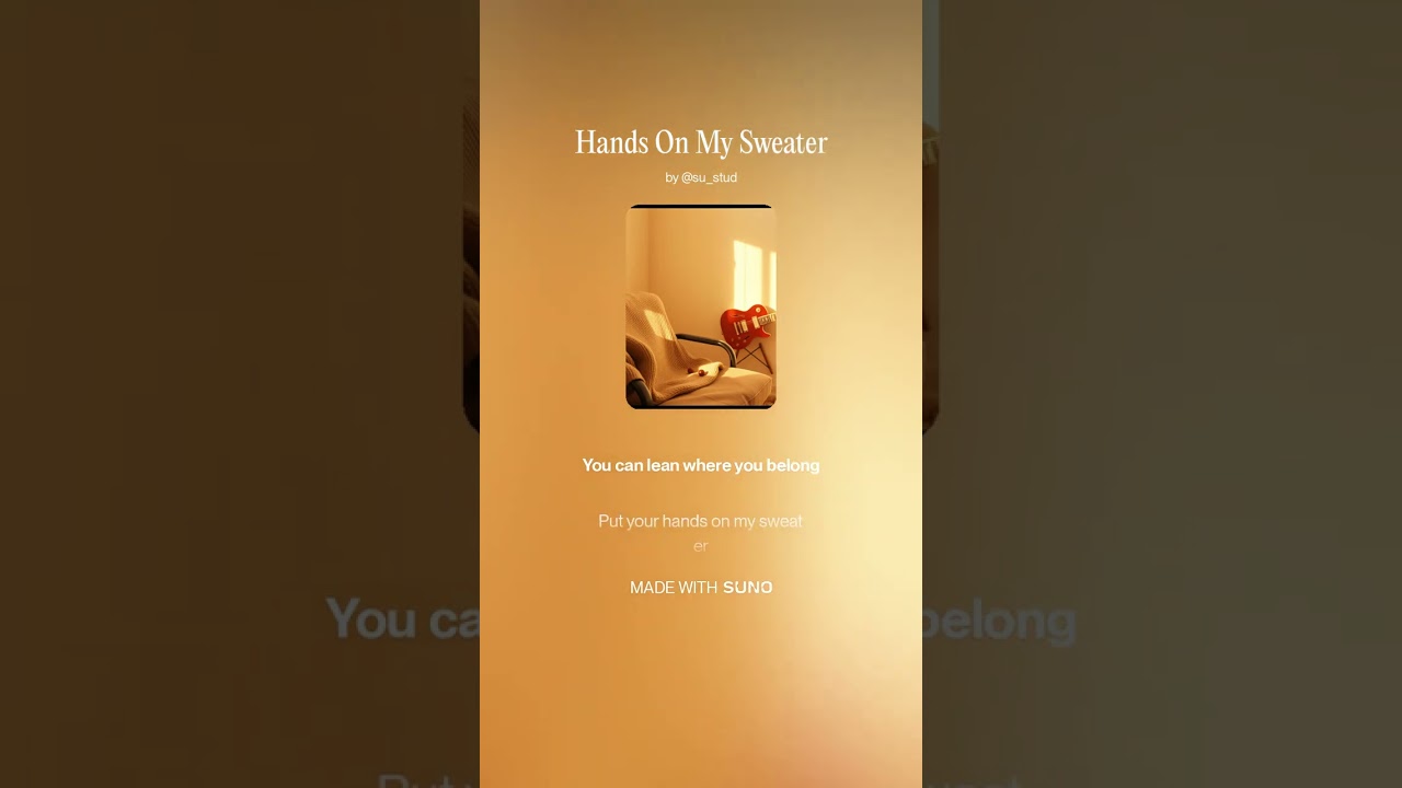 Hands On My Sweater