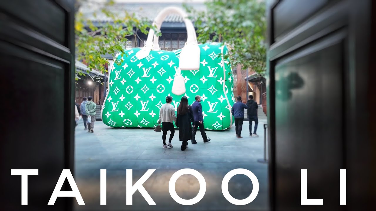 Taikoo Li | Things to Do | Chengdu China 2023 4K #louisvuitton