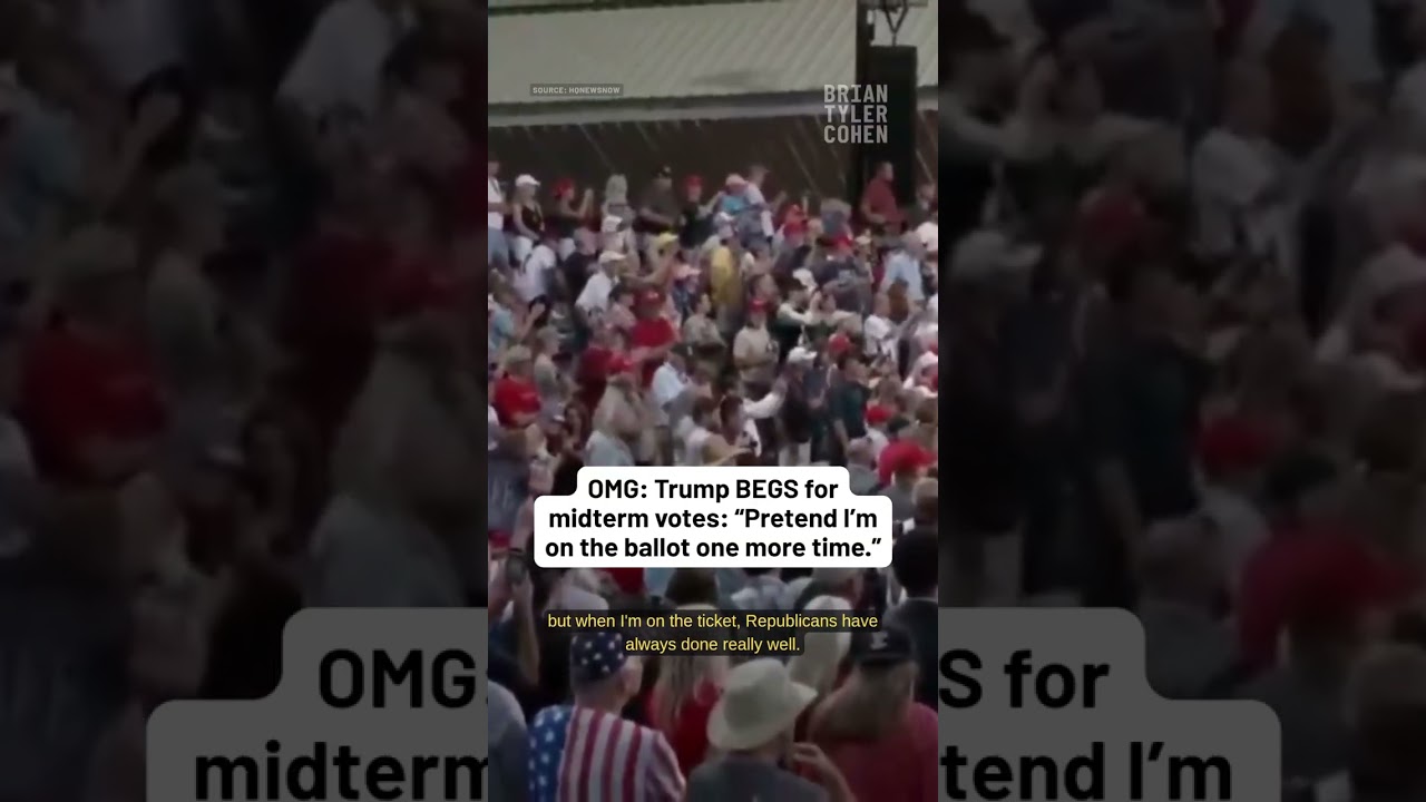 OMG: Trump BEGS for midterm votes: &ldquo;Pretend I&rsquo;m on the ballot one more time.&rdquo;