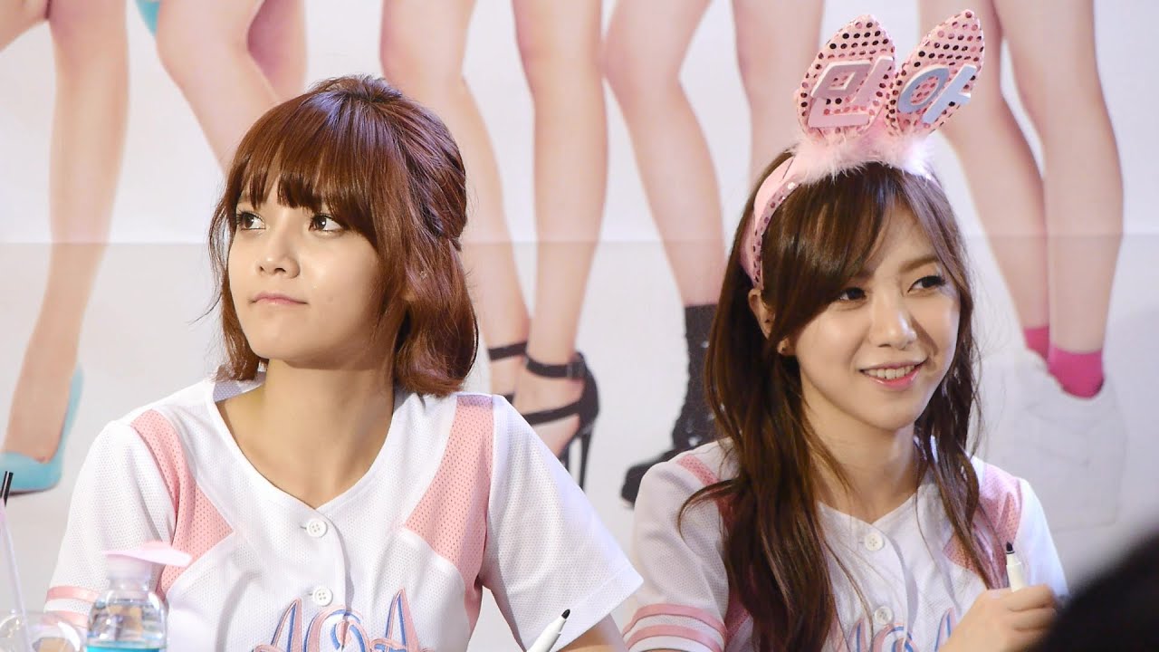 140720 여의도 AOA 팬싸인회 지민 유나 민아 직캠 by ace