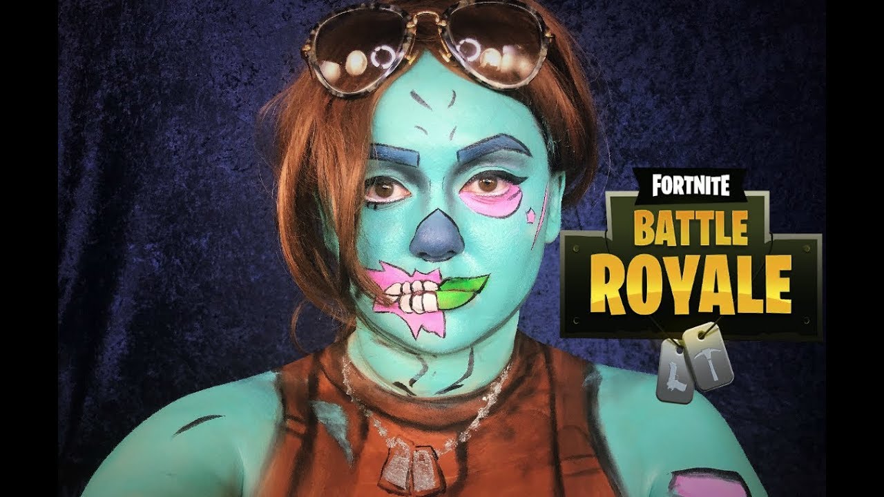 FORTNITE GHOUL TROOPER MAKEUP TUTORIAL!