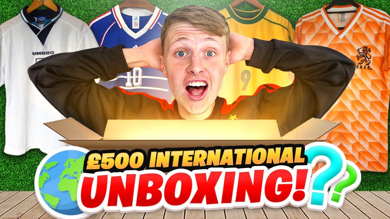 Unboxing A HUGE International Football Shirts Mystery Box!