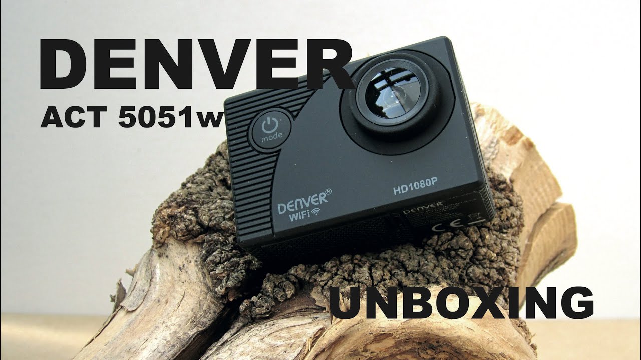 Denver ACT 5051w Action Cam. Unboxing