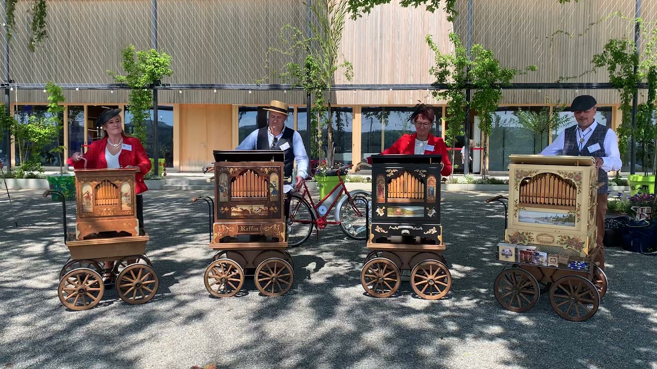 Drehorgel 4er Synchronspiel an der Landesgartenschau 2021 &Uuml;berlingen