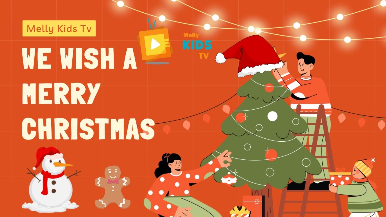We Wish You A Merry Christmas | Christmas Songs | #mellykidstv #englishrhymes #rhymes #christmas
