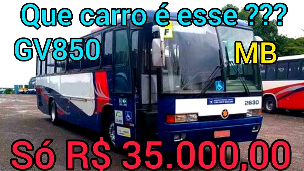 CHIQUE &Eacute; POUCO PARA UMA J&Oacute;IA DESTA &Ocirc;NIBUS GV850 RODOVI&Aacute;RIO MERCEDES BENZ A VENDA POR R$ 35 000,00