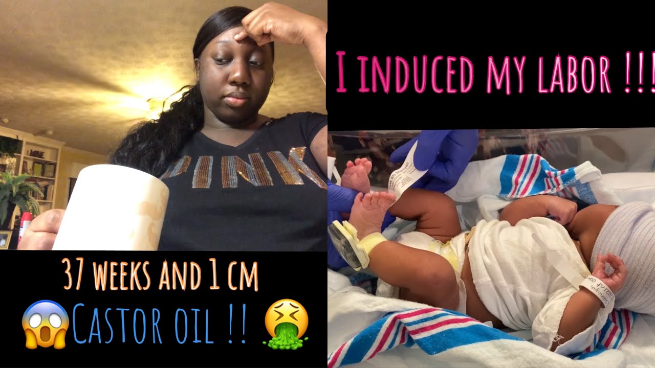CASTOR OIL INDUCED MY LABOR?? 😱