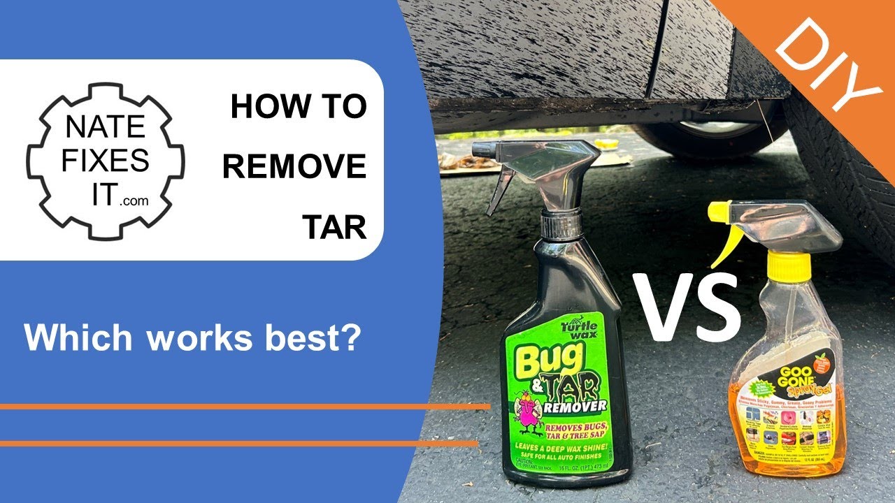 How to remove Tar from a Car - Goo Gone vs. Bug and Tar Remover