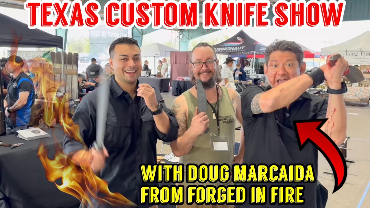 Doug Marcaida & Tomas Alas at the Texas Custom Knife Show: The Rivers Experience: Erick Rivers
