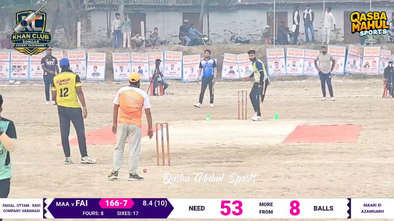 Final 🔶 MAARI XI Noman Company vs Uttam Faisal XI Varanasi || Khan Club Songar Tournament