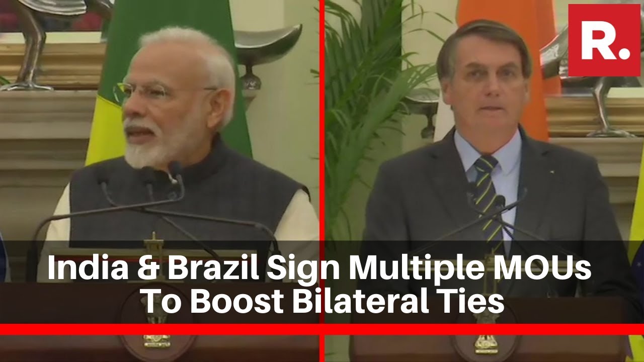 PM Narendra Modi & President Jair Bolsonaro Sign Multiple MOUs Boosting Bilateral Ties