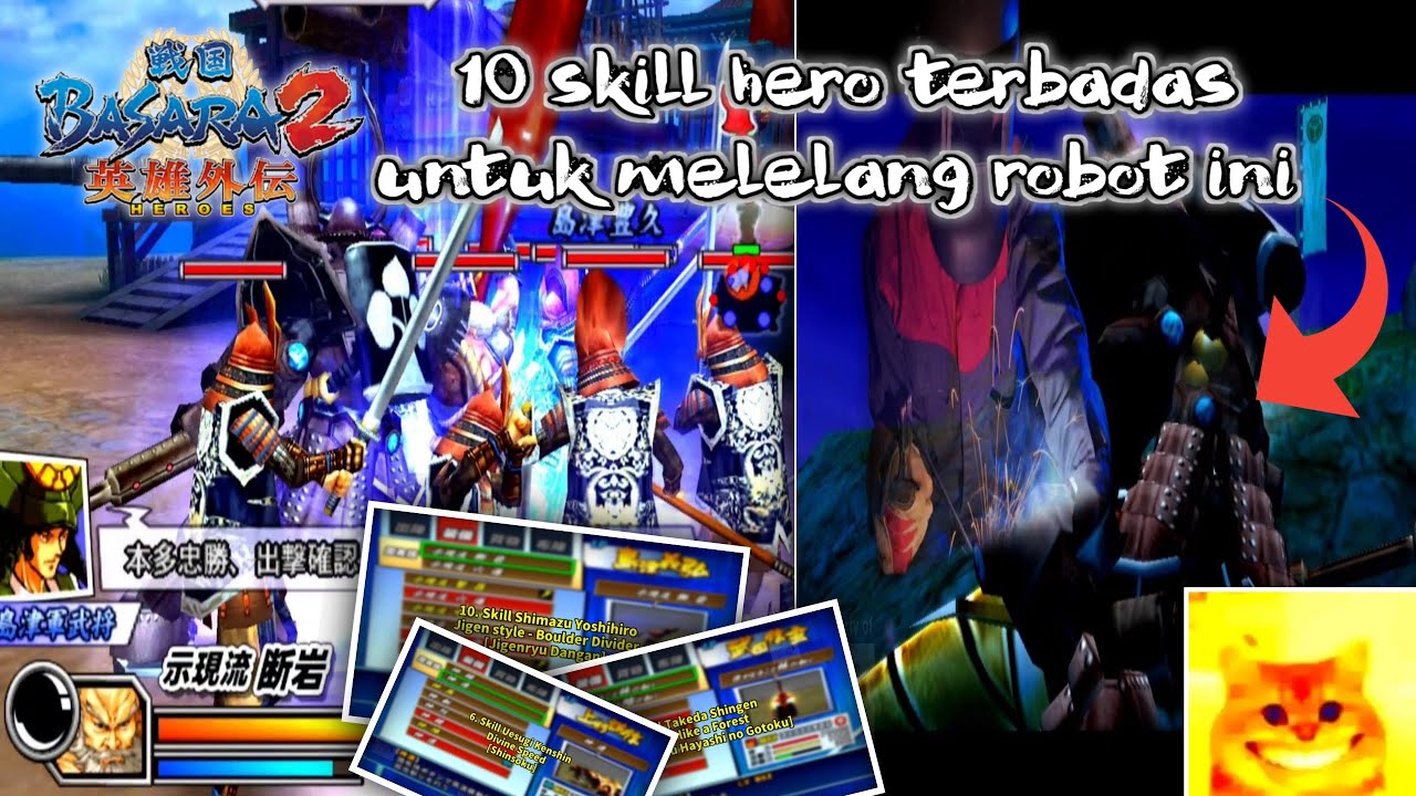 10 Skill Hero Terbadas Basara Untuk Mengalahkan Robot - Sengoku Basara 2 Heroes