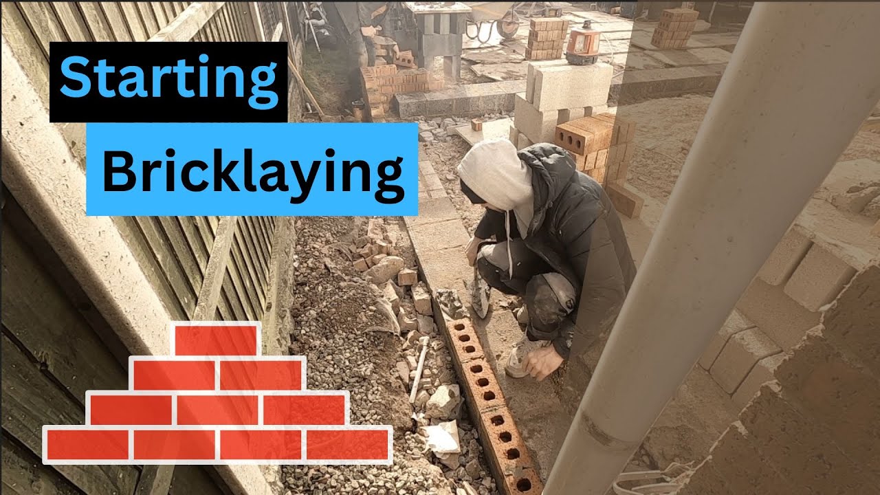 Starting the brickwork on the extension!!