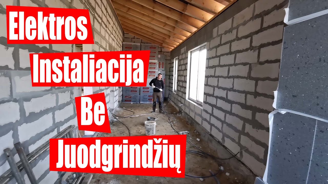 Kaip vienam pravesti laidus namuose?