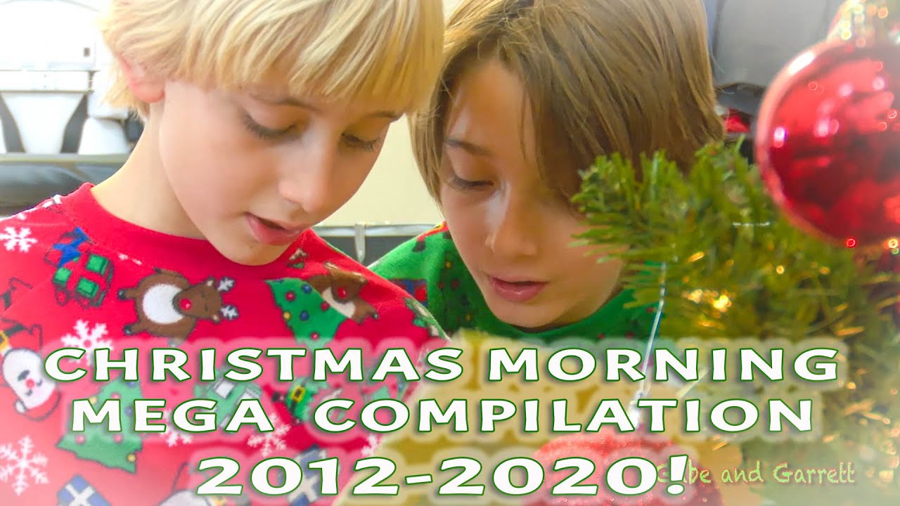 Gabe and Garrett's Ultimate Christmas Morning Opening Presents Collection!
