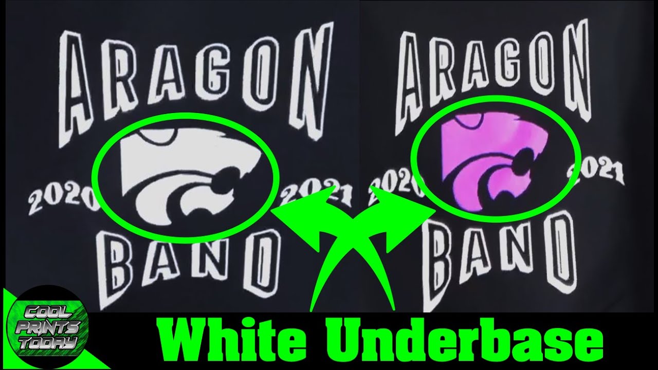 How To Use Underbase With Multiple Colors -  Screen Printing From Home