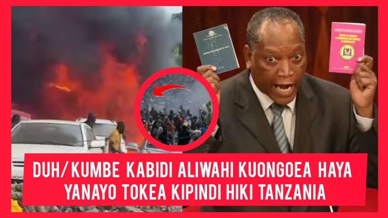 DUH/ KUMBE KABUDI ALIWAHI KUONGEA HAYA YANAYO TOKEA TANZANIA KIPINDI HIKI