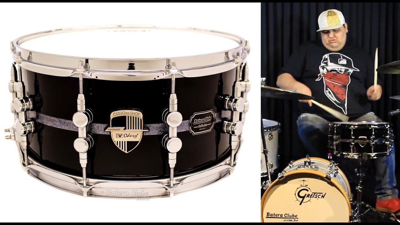 Caixa Odery Custom-Shop Batera Clube Collection Mary Black 14x6,5