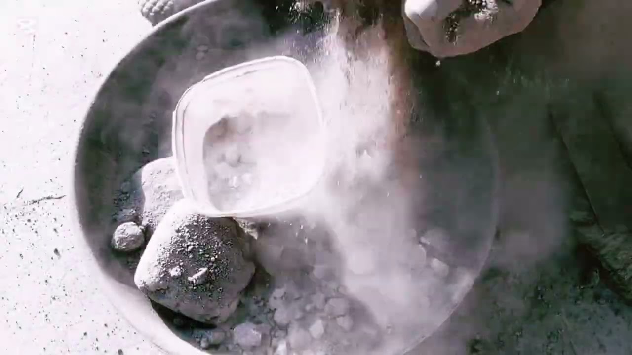ASMR | | Hand made cement White sand zabrdst Dusty relaxing crumbling satisfying| |