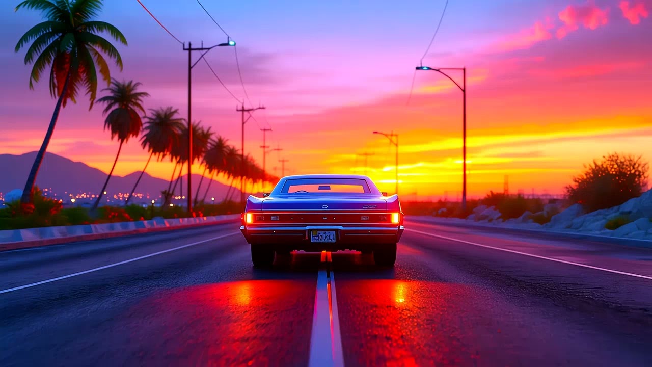 Sunset Drive 🌅 | 1 Hour of 80s Synthwave | Chill Vibes