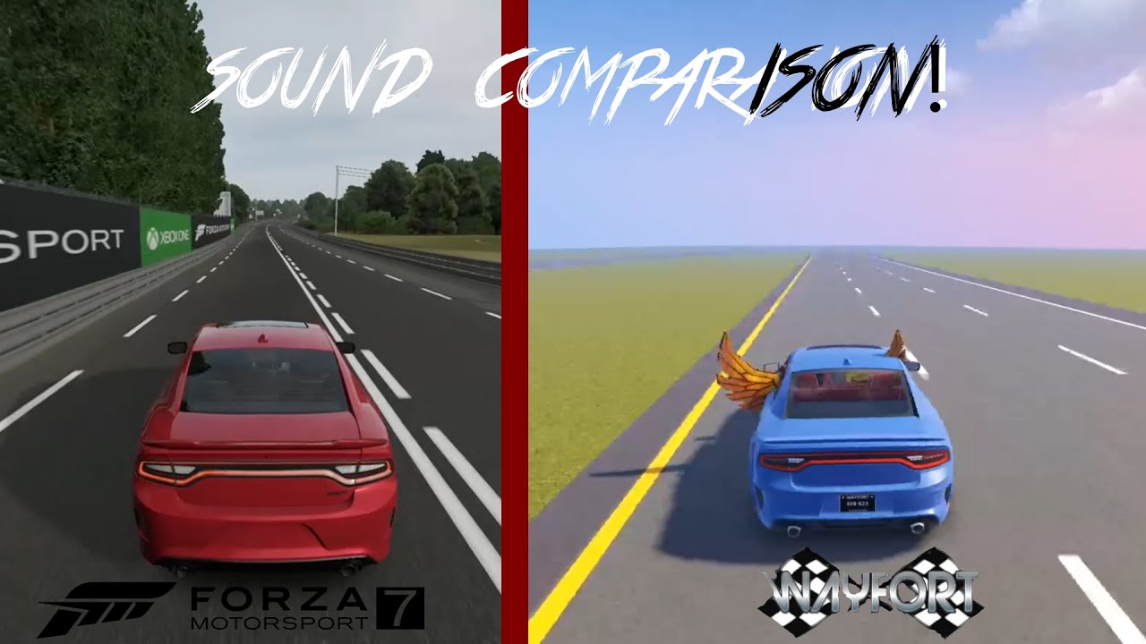 Forza Motorsport 7 or Wayfort - which sounds better? (Sound Comparison)