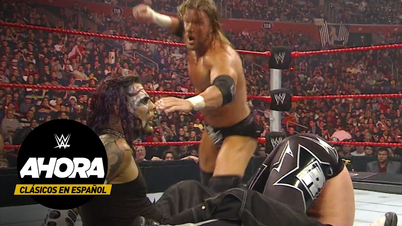 Clásicos en Español: Edge vs Jeff Hardy vs Triple H – Campeonato de WWE: Armageddon 2008