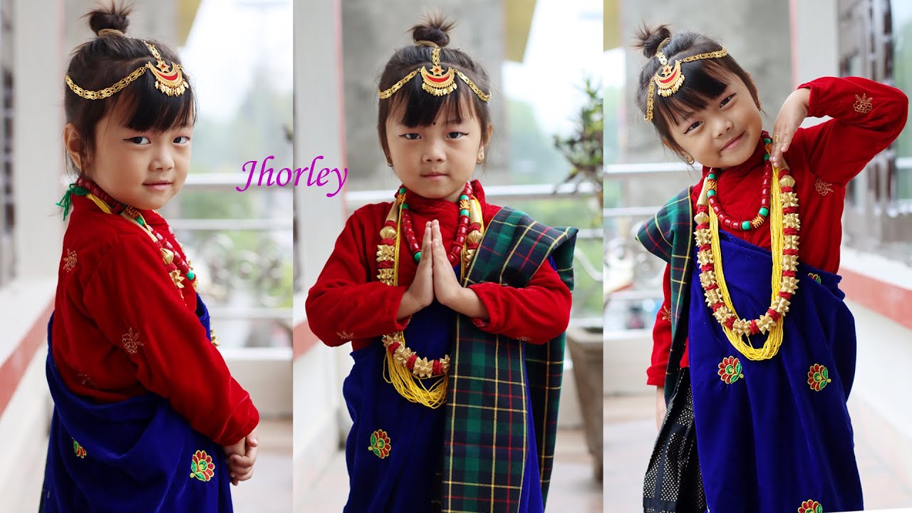 Bhanji Wearing Cultural Magar Dress